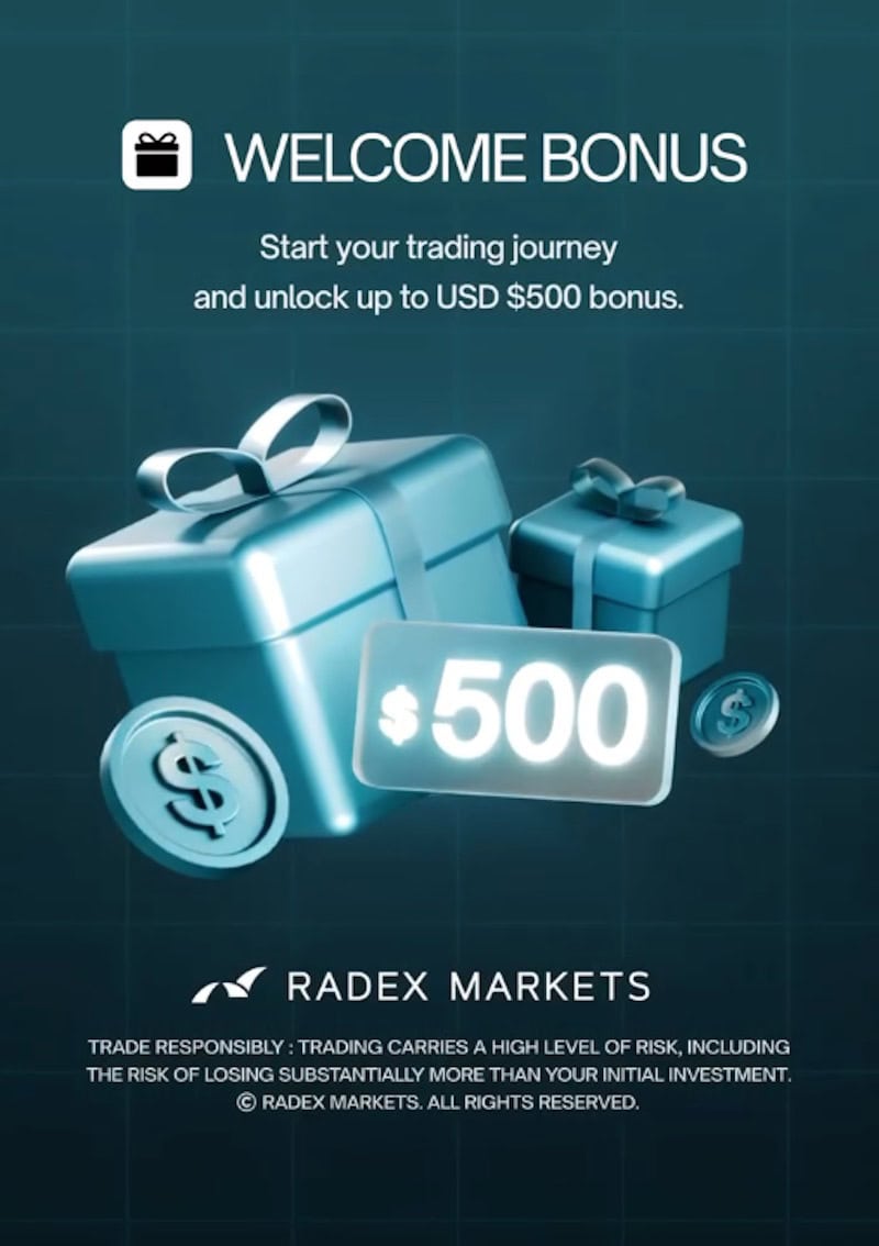 Continue Earning Up to $500 with RADEX MARKETS’ 2025 Welcome Bonus